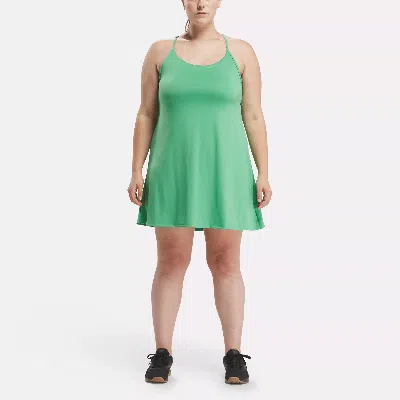 Reebok Women's Lux Strappy Dress (plus Size) In Sport Green