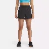 Reebok Women's Lux High-rise Sweat-wicking Short In Black