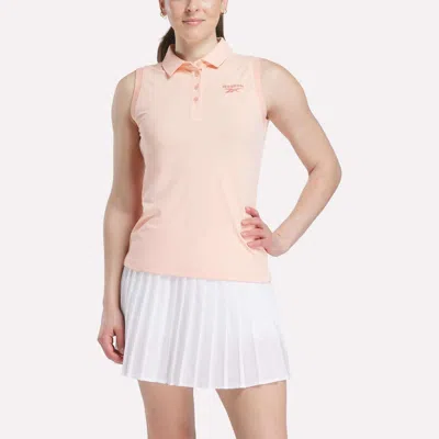 Reebok Women's Micro Pique Polo Shirt In Neutral
