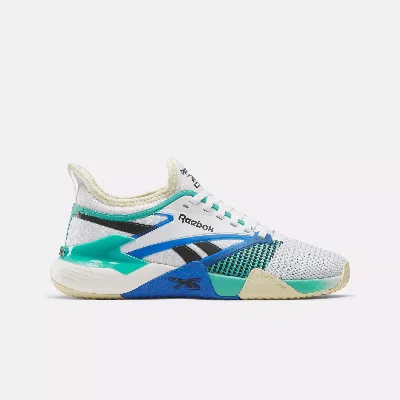 Reebok Women's Nano Court Shoes In Ftwr White/weathered White/unlea