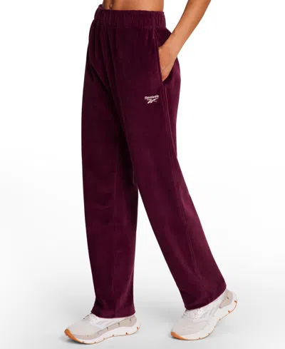 Reebok Women's New Heritage Velour Pants In Brown