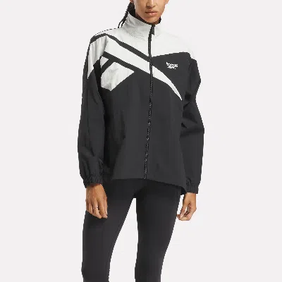 Reebok Women's Open Hem Vector Track Jacket In Blue