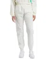 Reebok Women's Pull-on Logo Woven Track Pants In Vintage Chalk
