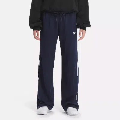Reebok Women's  Identity Back Vector Tricot Track Pants In Blue