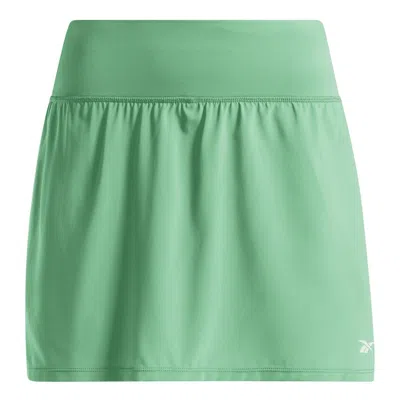 Reebok Women's  Identity Shorts Sport Green French Terry Activewear Pull On Fts1237