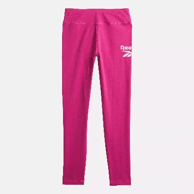 Reebok Women's  Logo Leggings - Big Kids In In Semi Proud Pink