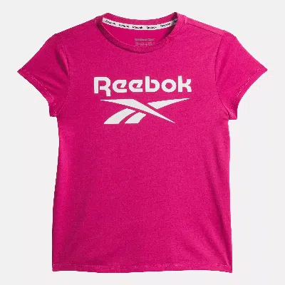 Reebok Women's  Id Big Logo Tee - Kids In In Semi Proud Pink