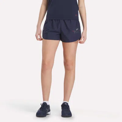 Reebok Women's  X F45 Training Coach Lux Shorts In Blue