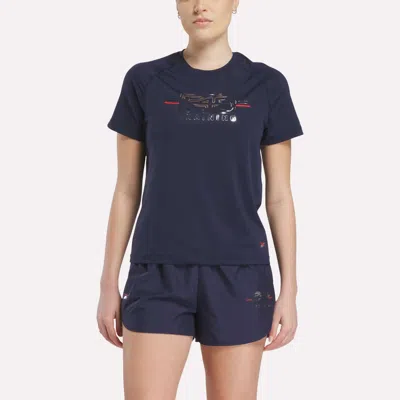 Reebok Women's  X F45 Training Coach T-shirt In Blue