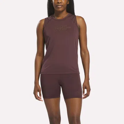 Reebok Women's  X F45 Training Tank Top In Dark Cocoa