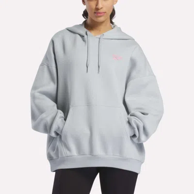 Reebok Women's Relaxed Fleece Hoodie In Blue