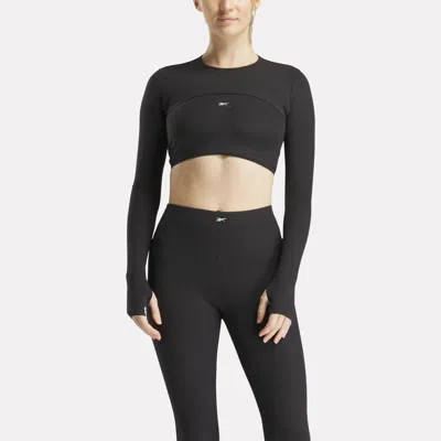 Reebok Women's Rib Shrug In Black