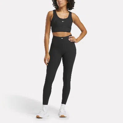 Reebok Women's Rib Stirrup Leggings In Black