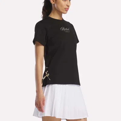 Reebok Women's Ribbon T-shirt In Black