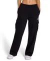 Reebok Women's Small Logo Cargo Pants In Black