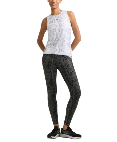 Reebok Women's Snake-print Performance Tank Top In White