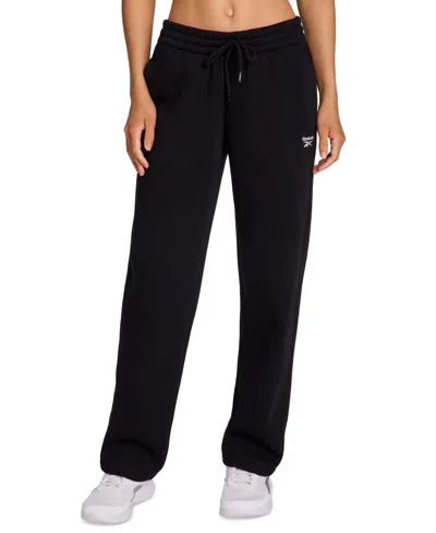 Reebok Women's Straight Leg Sweatpants In Black