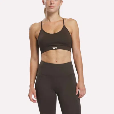 Reebok Women's Strappy Sports Bra In Gray