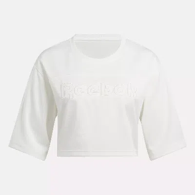 Reebok Women's Boxy Cropped Jersey In Chalk