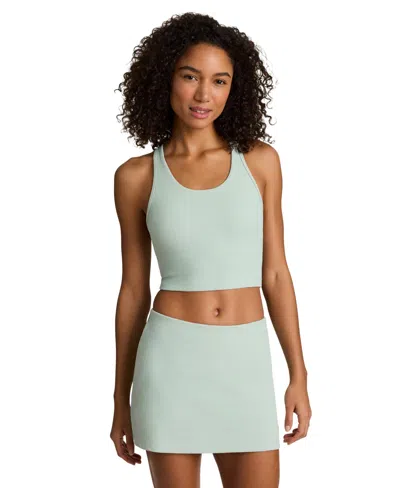 Reebok Women's Time Out Cropped Tank Top In Blue