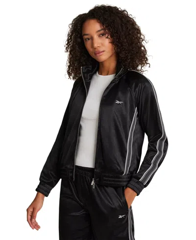 Reebok Women's Tunnel Regular Fit Jacket In Black