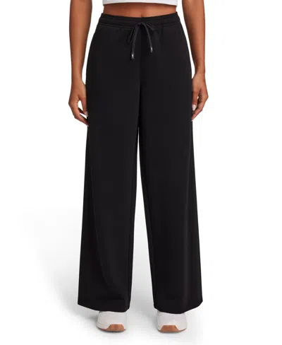 Reebok Women's Wide-leg Pull-on Pants In Black