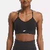 Reebok Train Tri-back Bra In Black