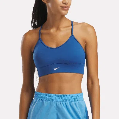 Reebok Women's Workout Ready Sports Bra In Blue