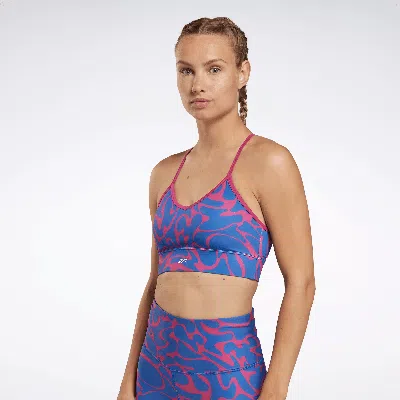 Reebok Women's Workout Ready Sports Bra In Semi Proud Pink