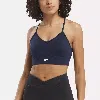 Reebok Women's Workout Ready Sports Bra In Vector Navy