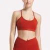 Reebok Women's Yoga Strappy Bra In Red