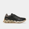 Reebok Zig Dynamica 4 Women's Shoes In Core Black/stucco/boulder Beige