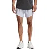 Reebok Womens Contrast Trim Polyester Shorts In Blue