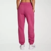 Reebok Womens High Rise Fleece Active Jogger Pant In Pink