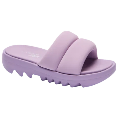 Reebok Womens  Cardi Slides In Purple