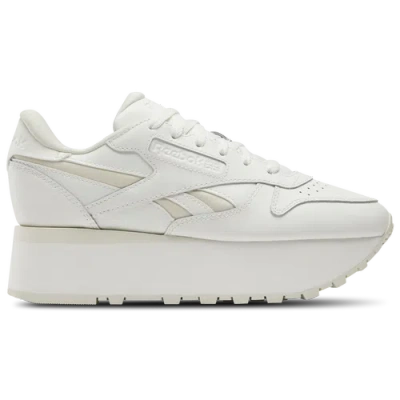 Reebok Off-white Classic Leather Triple Lift Sneakers In Chalk/chalk/alabaster