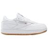 Reebok Club C Double Platform Sneaker In White/gum