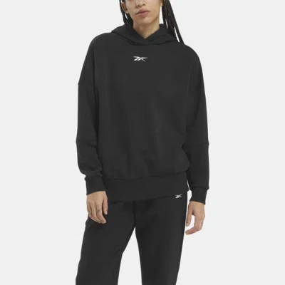 Reebok Womens  Lux Oversized Hoodie In Black