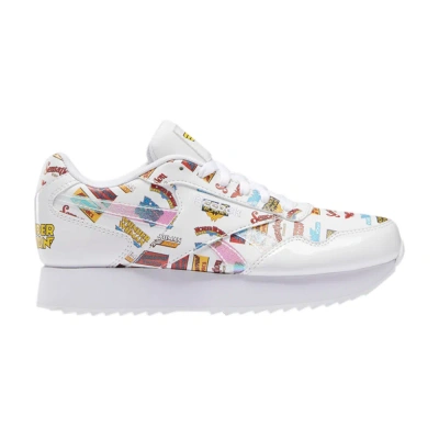 Pre-owned Reebok Wonder Woman X Wmns Classic Harman Ripple Double 'logos' In White