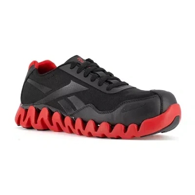 Reebok Work 3016 Mens Round Closed Toe Work Shoes In Black
