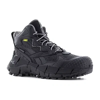 Reebok Work 3022 Mens Cap Closed Toe Work Shoes In Black