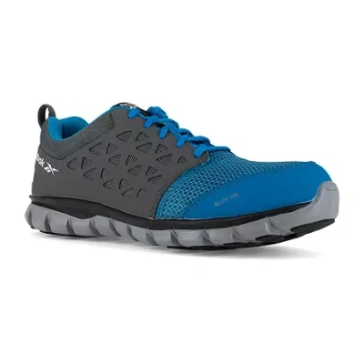 Reebok Work 4040 Mens Bike Closed Toe Work Shoes In Blue