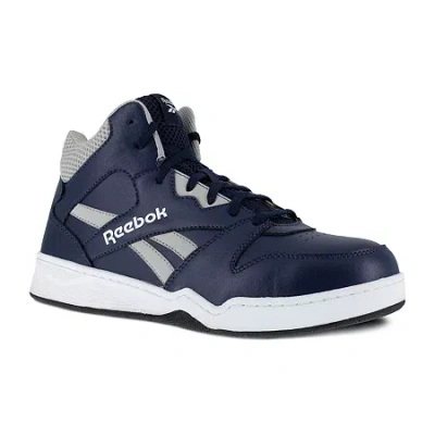 Reebok Work 4133 Mens Round Closed Toe Work Shoes In Blue