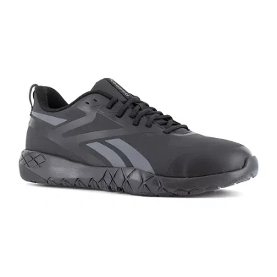 Reebok Work 5442 Mens Round Composite Toe Work Shoes Extra Extra Wide Width In Black