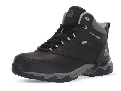 Reebok Work Beamer Athletic Composite Toe Men's Work Boots Black/grey: 4 D - Medium