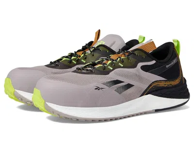 Reebok Work Floatride Energy 3 Adventure Work Eh Comp Toe Men's Shoes Mauve/black/green: 11.5 E - Wide In Gray