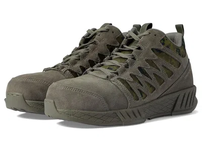 Reebok Work Floatride Energy Tactical Eh Comp Toe Mid-top In Brown