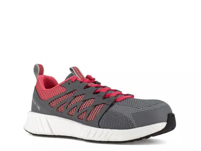 Reebok Work Fusion Flexweave Composite Toe Work Sneaker In Gray