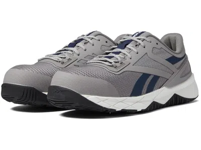 Reebok Work Nanoflex Tr Eh Comp Toe Men's Shoes Grey: 15 E - Wide In Gray