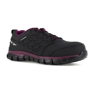 Reebok Work Rb492 Womens Round Composite Toe Work Shoes In Black